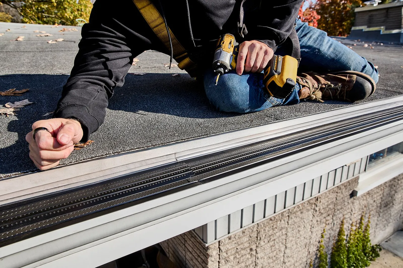 Finished eaves after spring runoff season — Hybreed Gutters, Castlegar BC