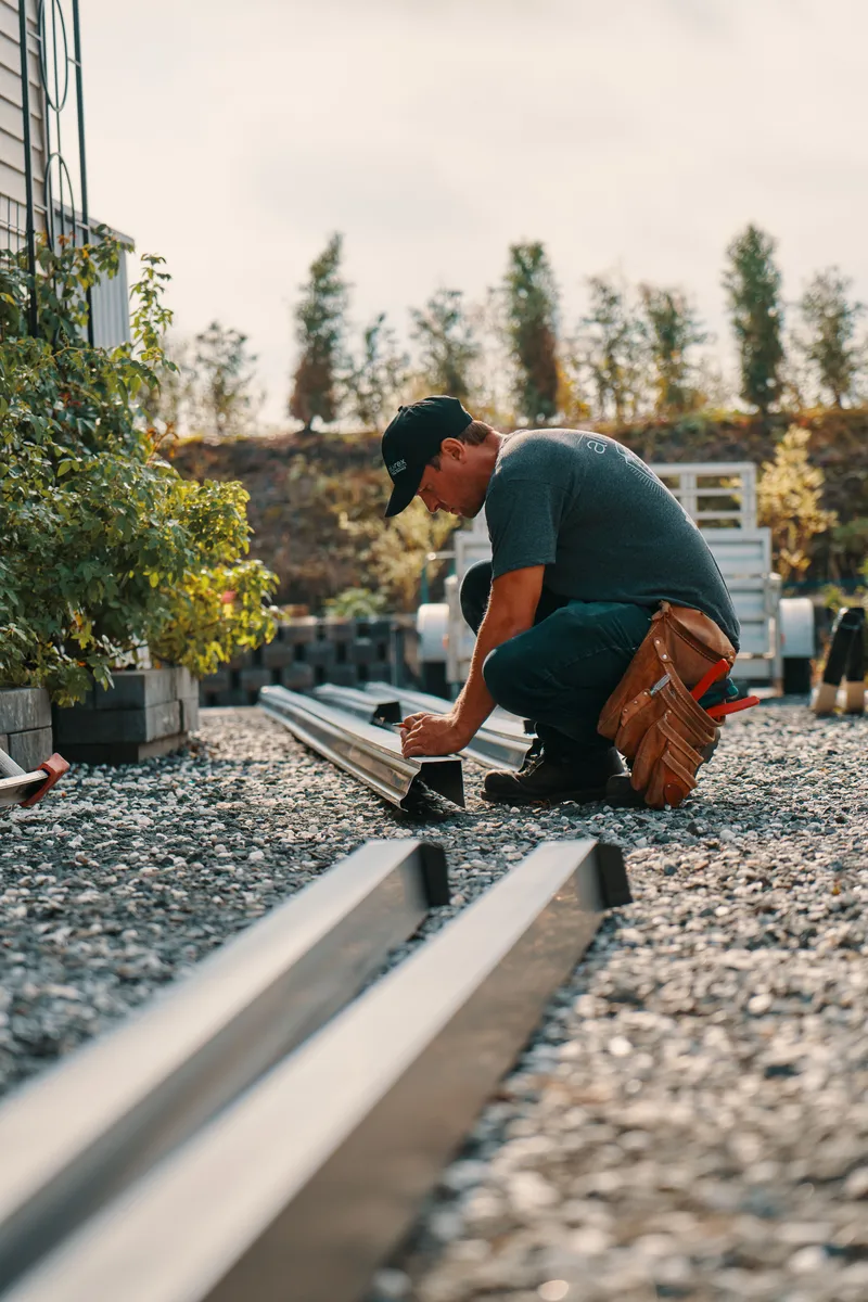 Clean fascia line ready for West Kootenay snow — Hybreed Gutters, Castlegar BC