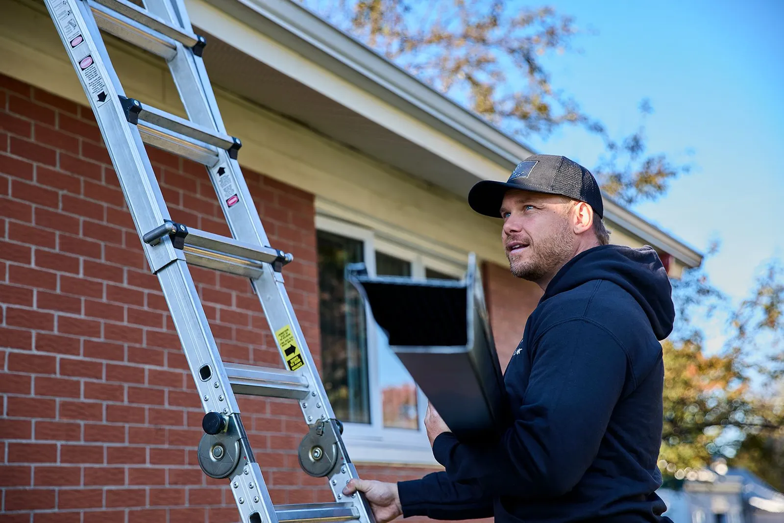 On-site forming and careful fastening — Hybreed Gutters, Castlegar BC