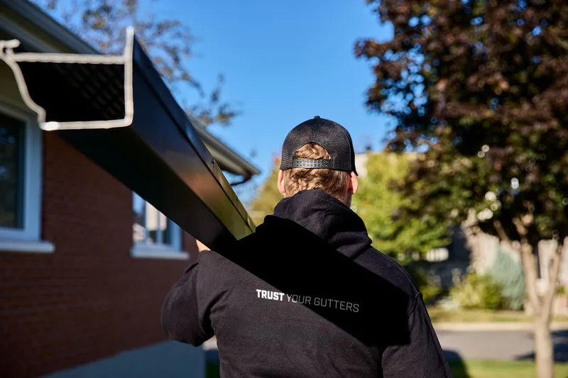 Alu-Rex gutter guard installation in the West Kootenays